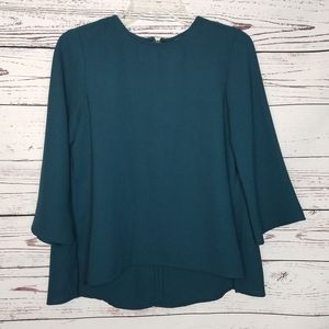 Topshop Emerald Green Blouse